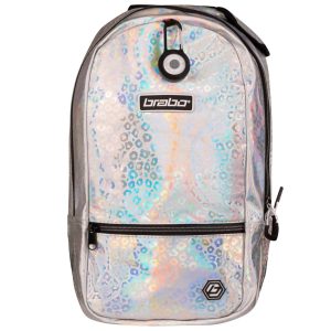 Brabo Backpack FUN - Leopard/Silver