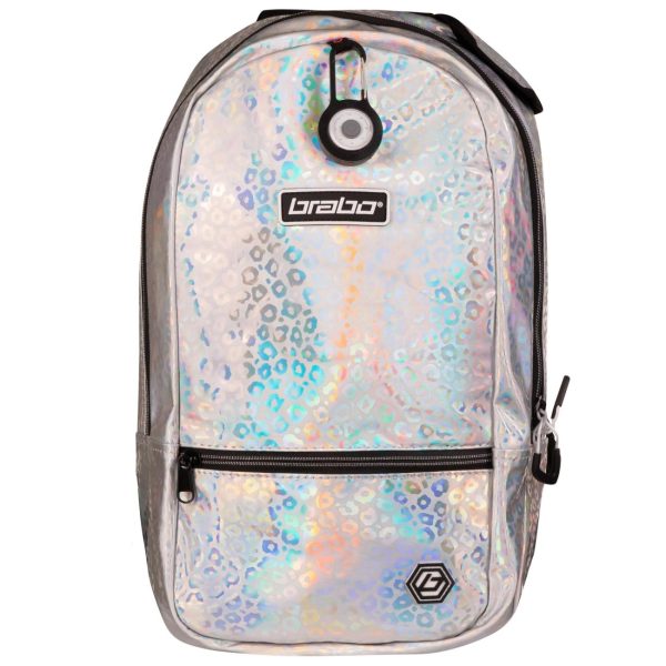 Brabo Backpack FUN - Leopard/Silver